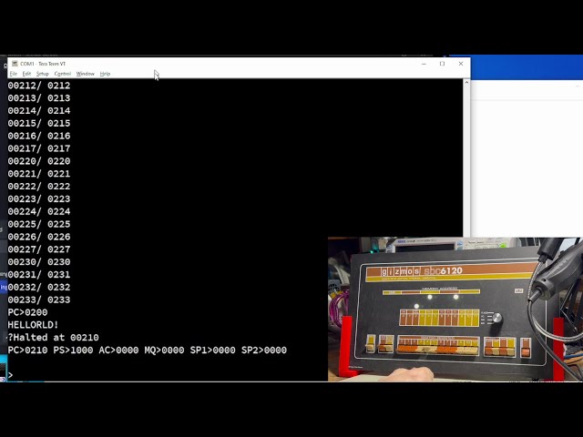 Printing "Hellorld!" on a DEC PDP-8! | My Answer to Usagi Electric's "Hellorld!" Challenge