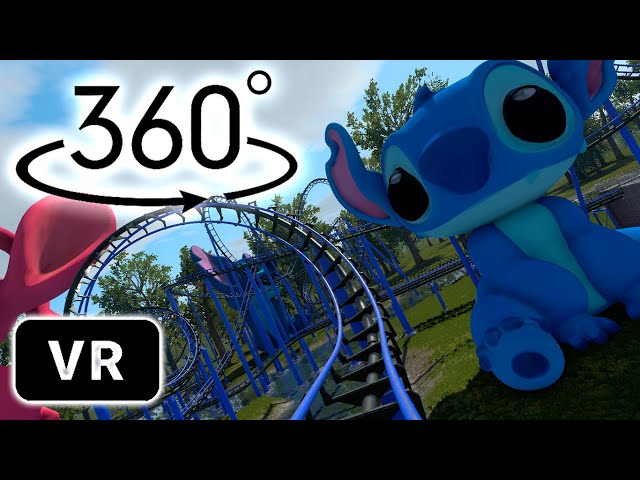 Stitch Roller Coaster VR 360° Experience #vr360 #viral