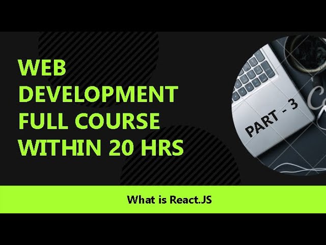 Web Development Tutorial - 3 for Beginners | 10mins | What is React.JS | entertainment media