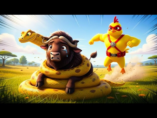 Giant Python Attacks Baby Musk Ox — Chick Man’s Last Second Rescue!