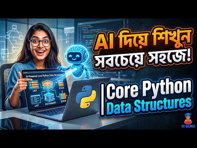 AI দিয়ে 10x Faster Coding | Python Data Structures in Bangla