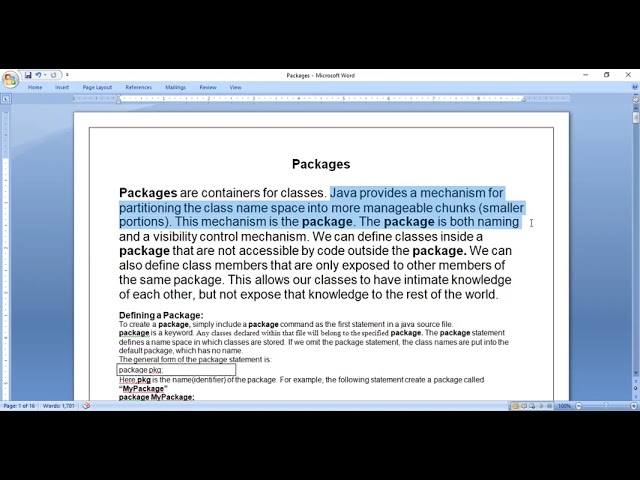 toString( ) Method and Introduction to Packages in Java