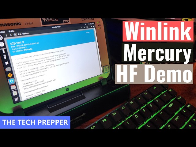 Winklink P2P over Mercury HF - R&D Demo for Preppers
