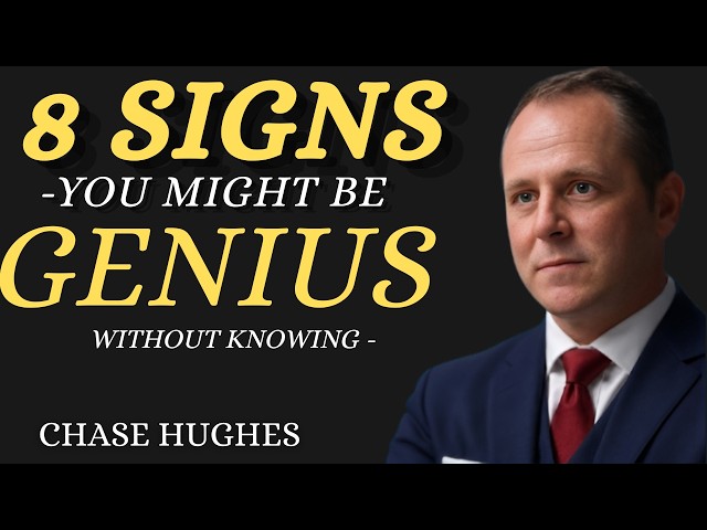 8 Psychological Signs You're a Genius (And Don't Know It) | Chase hughes