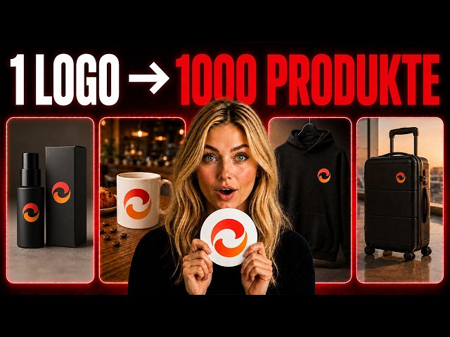 Create professional product images from JUST ONE logo?! 🤯