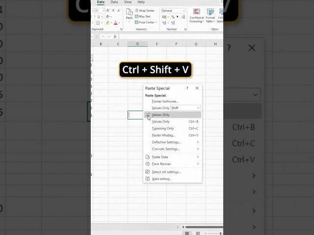 This Excel Shortcut Fixes Messy Copy & Paste Instantly 🔥