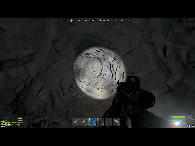 Rust - Cave base raid defense