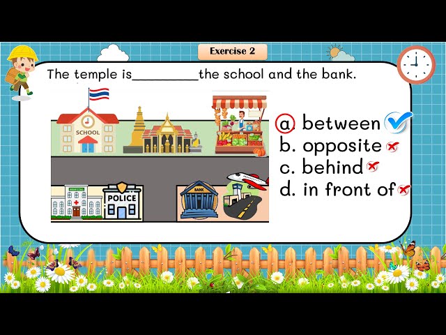 Giving Direction Quiz #speakenglish #quiz #grammargame #primaryschool