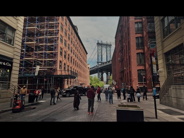 DUMBO to Brooklyn Heights Promenade 4K | NYC Cinematic Walk