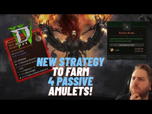 How to EASILY FARM 4 PASSIVE Amulets! - Diablo 4 Season 11 Guide