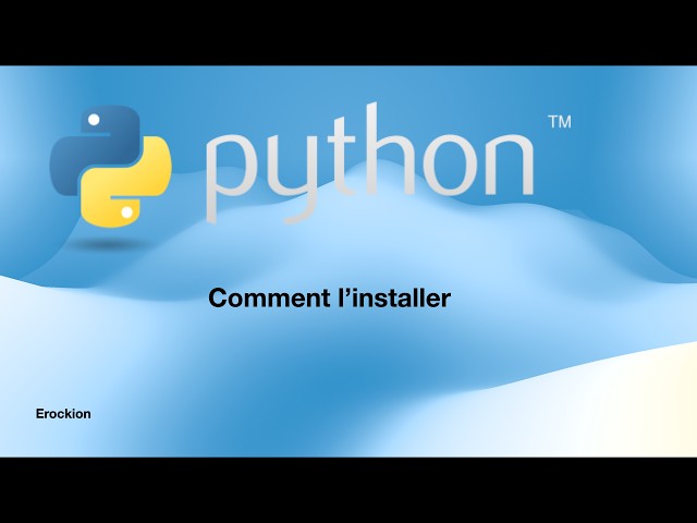 Python - Quel méthode pour installer python ?