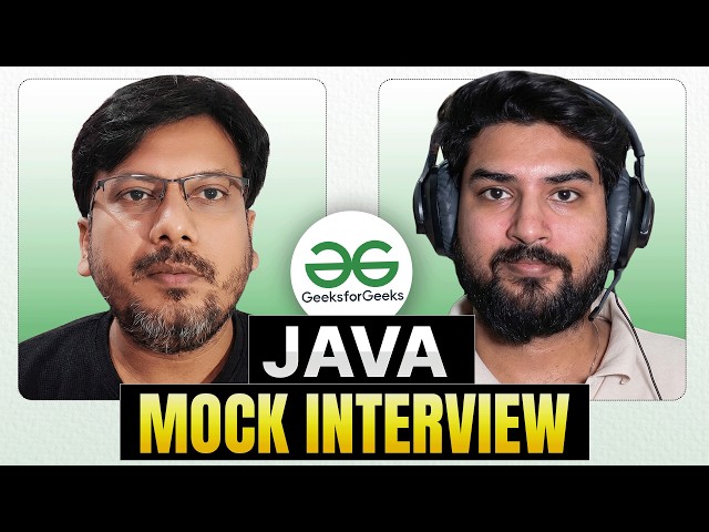 I gave Mock Interview On GeeksforGeeks🔥