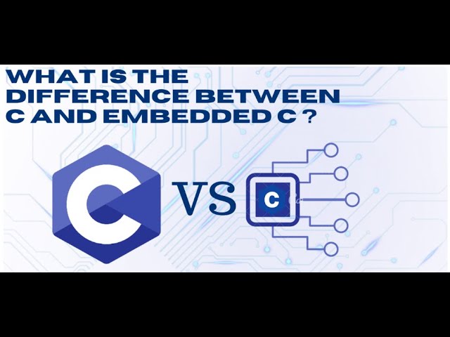 What are the basic differences between C and embedded C?