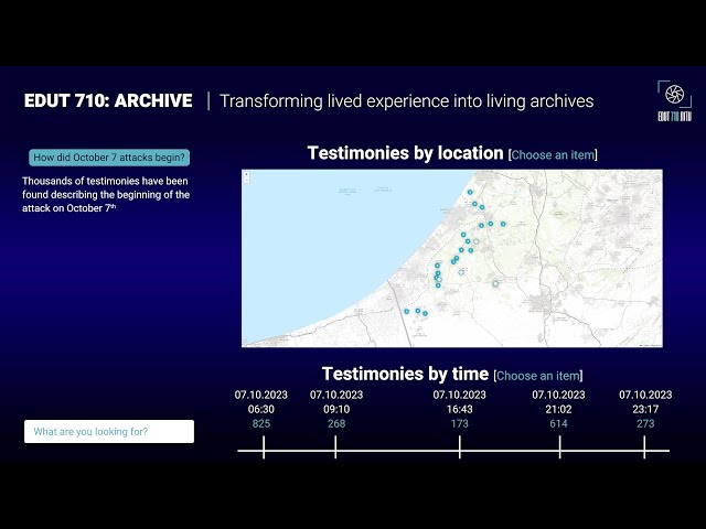 ‎Edut 710 - The Digital Testimony Archive from the Events of October 7, 2023.  Join us!