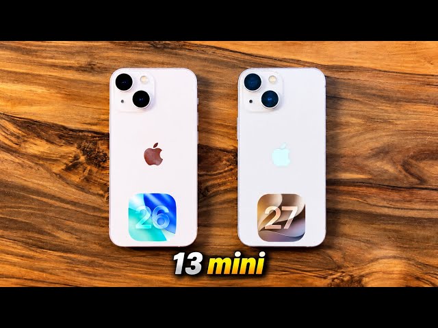 iOS 26 vs iOS 27 on iPhone 13 Mini