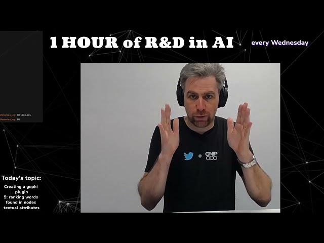 Creating a Gephi plugin #5 - ranking words found in nodes's textual attributes