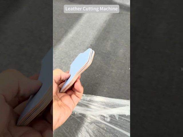 Automatic Leather Cutting Machine Cuts Multi Layers Leather