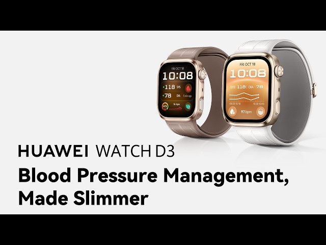 HUAWEI WATCH D3 - Blood Pressure Management, Made Slimmer