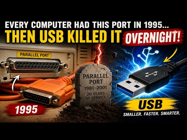 Every Computer Had a Port That Could Transfer Files in 1995 — Then USB Killed It Overnight