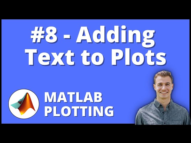 How to Add Text to a Plot or Graph in MATLAB | MATLAB Plotting Series