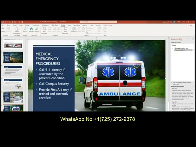 Shelly Cashman PowerPoint 365/2021 | Module 8: SAM Project 1a Presentation of Calhoun College Emerge