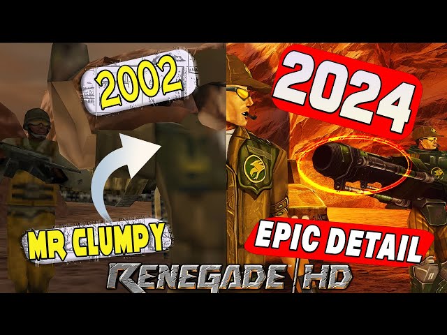 C&C Renegade 2002 vs 2024 - Upscale 4K Textures, HDR, Ray-Tracing - Ultimate Commando Run Intro
