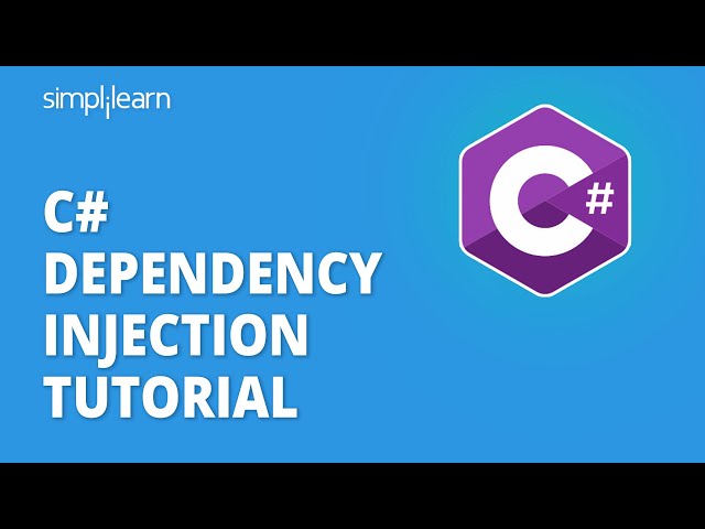 C# Dependency Injection Tutorial | C# Dependency Injection Example | C# Tutorial | Simplilearn