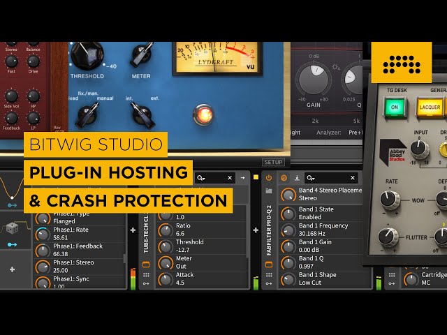 Plug-in Hosting & Crash Protection [Bitwig Studio Key Feature]