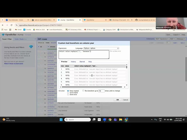 Using OpenRefine