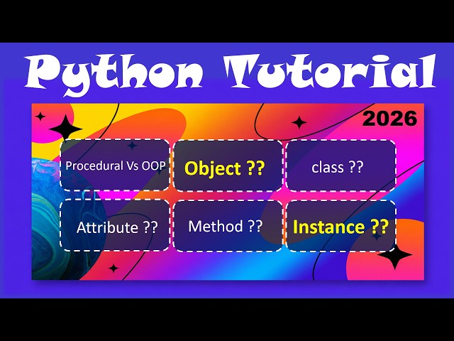 Master Basic Python Object-Oriented Programming (OOP) Explained | Part 1 | Beginner to Advanced