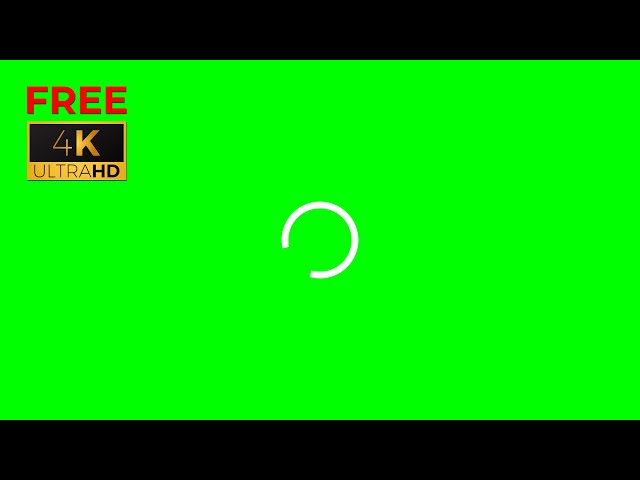 VIDEO CIRCLE LOADING Green Screen FREE Download [4K ANIMATION LOOP]
