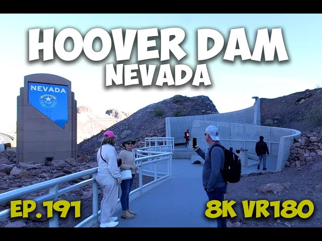 Ep.191 Hoover Dam Nevada Experiencing the Memorial Bridge High Over Black Canyon 8K VR180 3D Travel