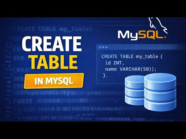 Create Table in MySQL in 5 Minutes | SQL for Beginners