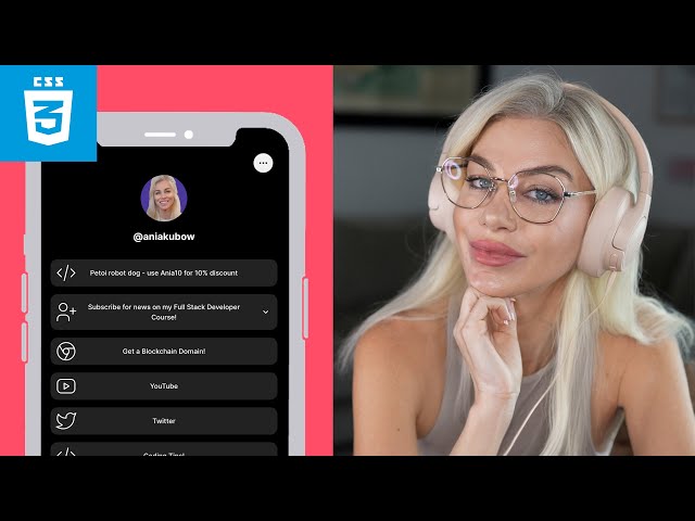 🛑 Build a Linktree Clone! (super simple!) HTML + CSS (+ JS optional)