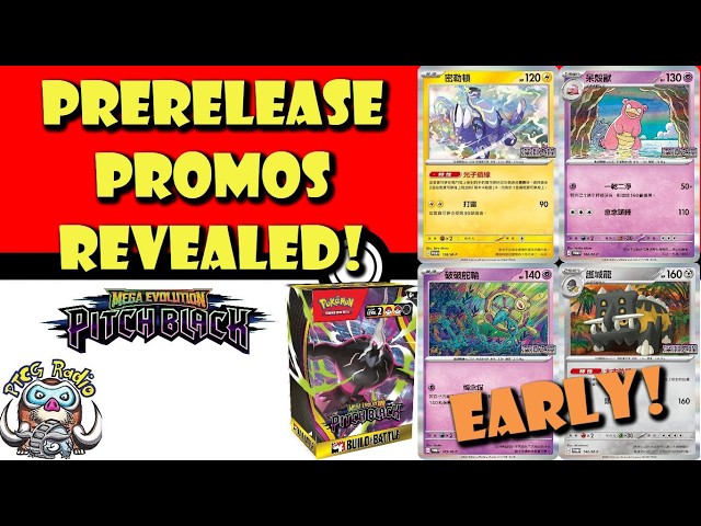 ALL Pitch Black PreRelease Promos Revealed Early!? Are These Amazing? (Pokémon TCG News)