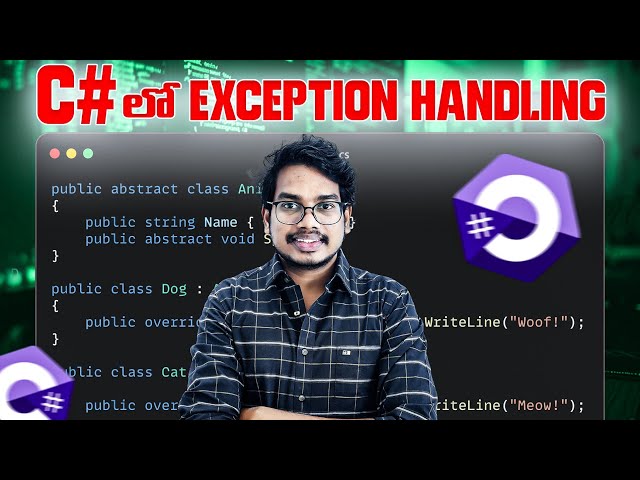 exception handling in C#