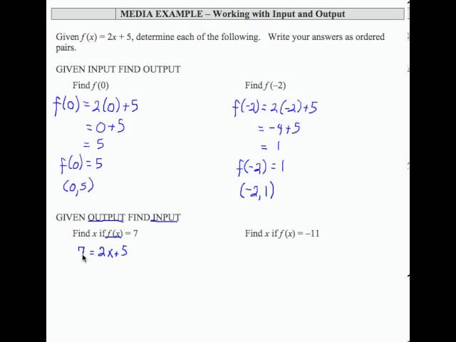 12x_L1_P11_F13 - Intermediate Algebra - Working with Input & Output