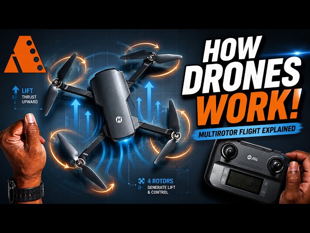 How Does a Drone Work? | Multirotor Flight Explained!