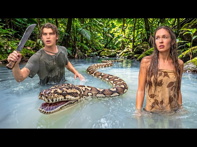 5 Day Survival On Snake Island | No Food, Water or Shelter