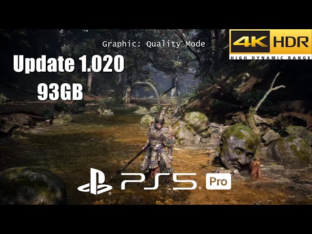Wukong Black Myth Update 1.020 (93GB) PS5 Pro Gameplay [4K HDR 60FPS]