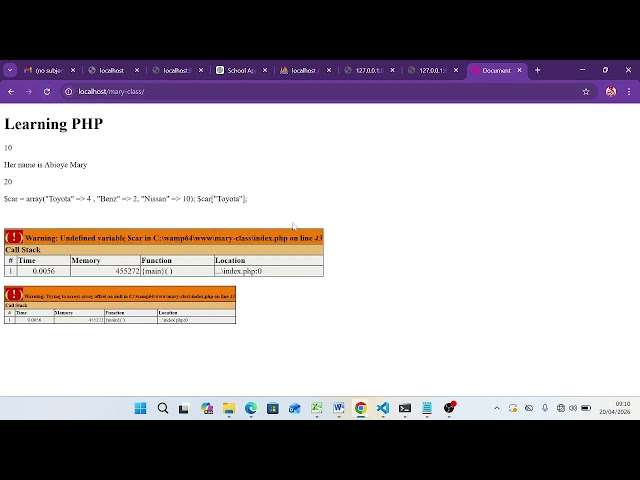 Array in php made simple to understand