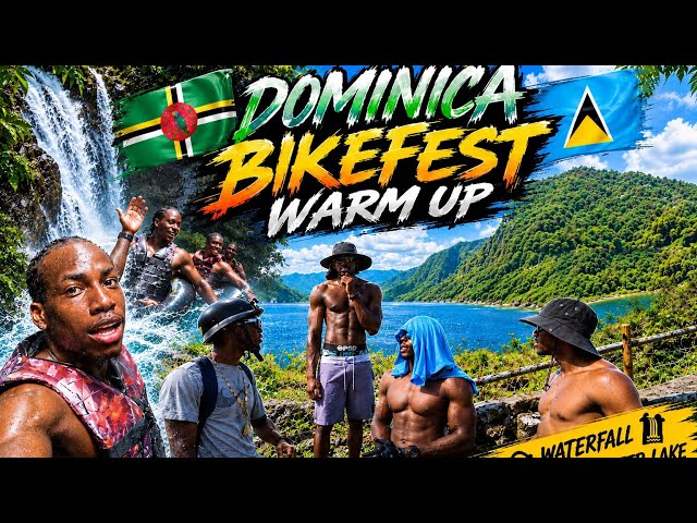 Dominica BikeFest Warm Up PT.2 | Water Falls & Fresh Water Lake | NBP