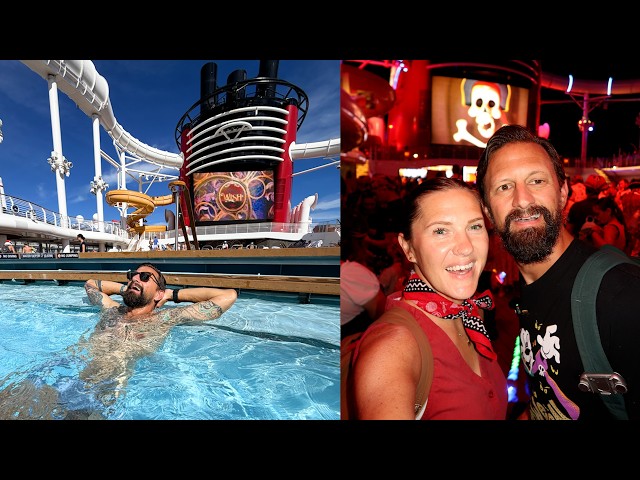 Disney Wish Cruise Day 2! | Believe Scavenger Hunt With The Family, Prizes & Pirate Night!