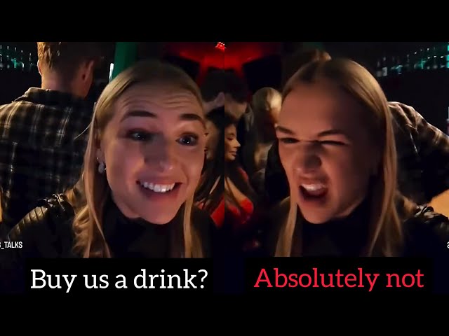 Man REFUSES To Simp For Women Trying To Get Free Drinks