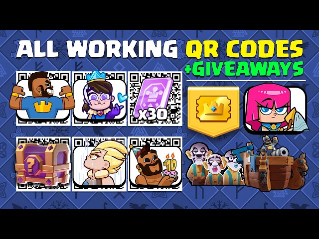 ALL WORKING QR CODES in AUGUST 2026 Clash Royale