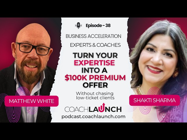 Experts & Coaches| Turn Your Expertise Into A $100K Premium Offer Without chasing low-ticket clients