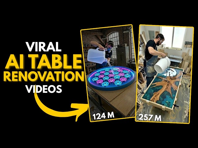 Create Viral Table Transformation Videos with AI (Step-by-Step Tutorial)