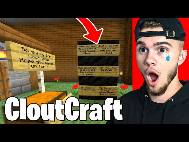 My MENDING Villager DIED?! (CloutCraft EP.26)
