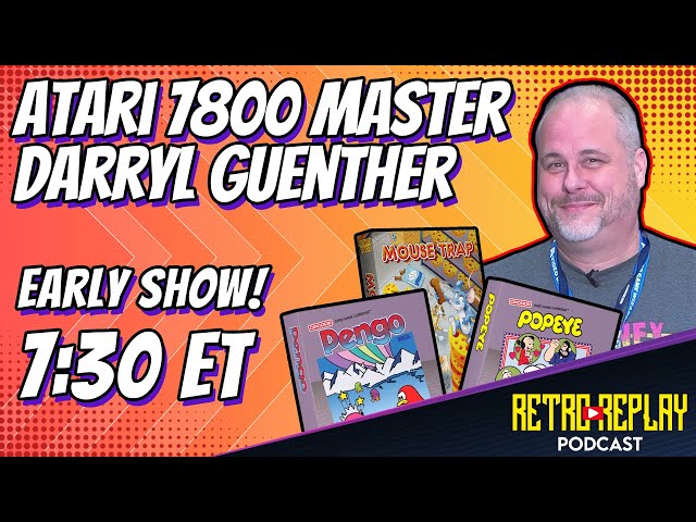Master of the Atari 7800: Darryl Guenther LIVE Interview!