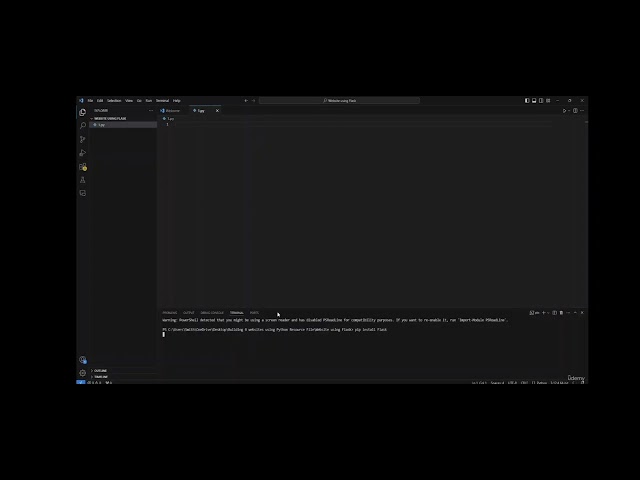 Build 6 website using Python and Flask (Video - 1)